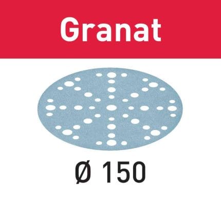 Abrasive sheet Granat STF D150/48 P80 GR/50